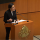 Ana Laura Magaloni speaking at a Senate hearing on nominating Supreme Court justices. She was one of three candidates for the most recent appointment. She lost.